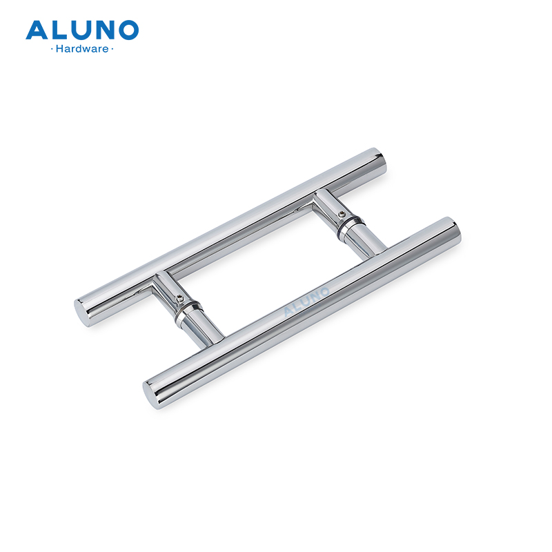 Convenient Aluminium Frameless Folding Door Handle Bathroom Hardware Window Hand pull