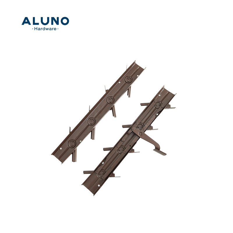ALUNO Factory Direct Black Grey Thick-Blade Iron Louver Frame Suitable for Kitchens Living Rooms 