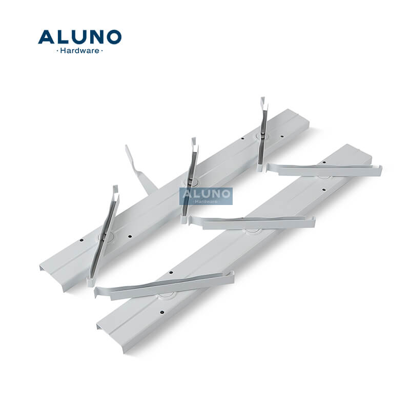 ALUNO Aluminium Blades Shutter Handle Window Bracket Plastic Glass Window Louver Frame