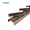 ALUNO Factory Direct Black Grey Thick-Blade Iron Louver Frame Suitable for Kitchens Living Rooms 