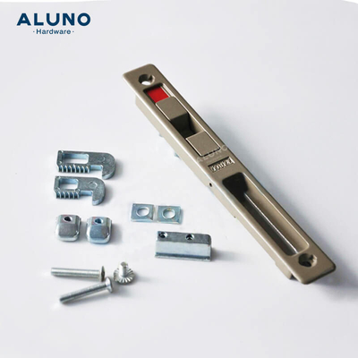 ALUNO Durable Zinc Alloy Rustproof Sliver Security Hook Lock Cabinet Sliding Door Locks