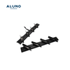 ALUNO Adjustable Durable 20mm Thick Blade Aluminum Louver Frame for Outdoor Use 
