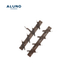 ALUNO Factory Direct Black Grey Thick-Blade Iron Louver Frame Suitable for Kitchens Living Rooms 
