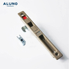 ALUNO Durable Zinc Alloy Rustproof Sliver Security Hook Lock Cabinet Sliding Door Locks